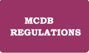MCDB Regulations
