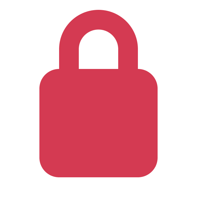 Decorative padlock icon